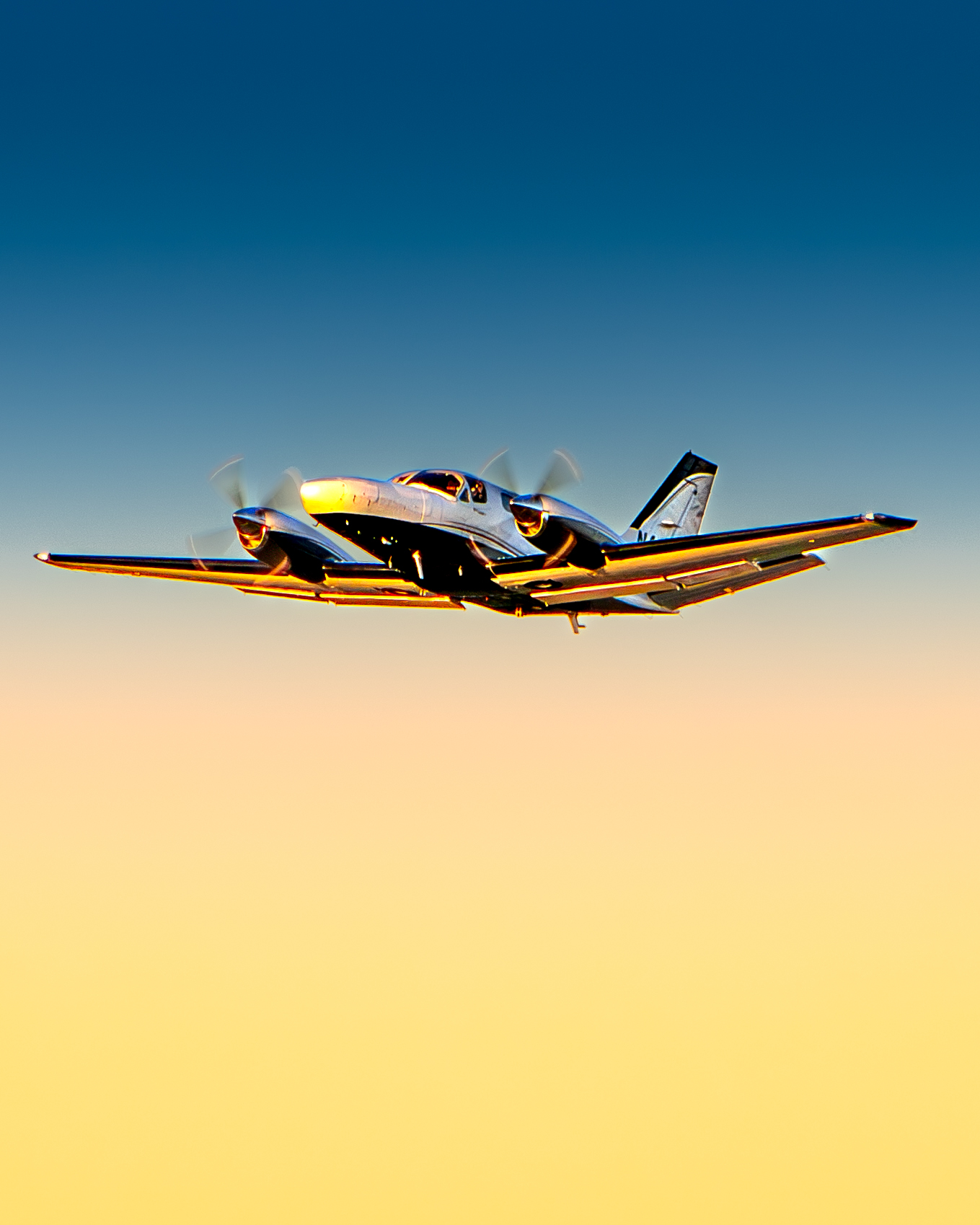 Twin-Engine Sunset