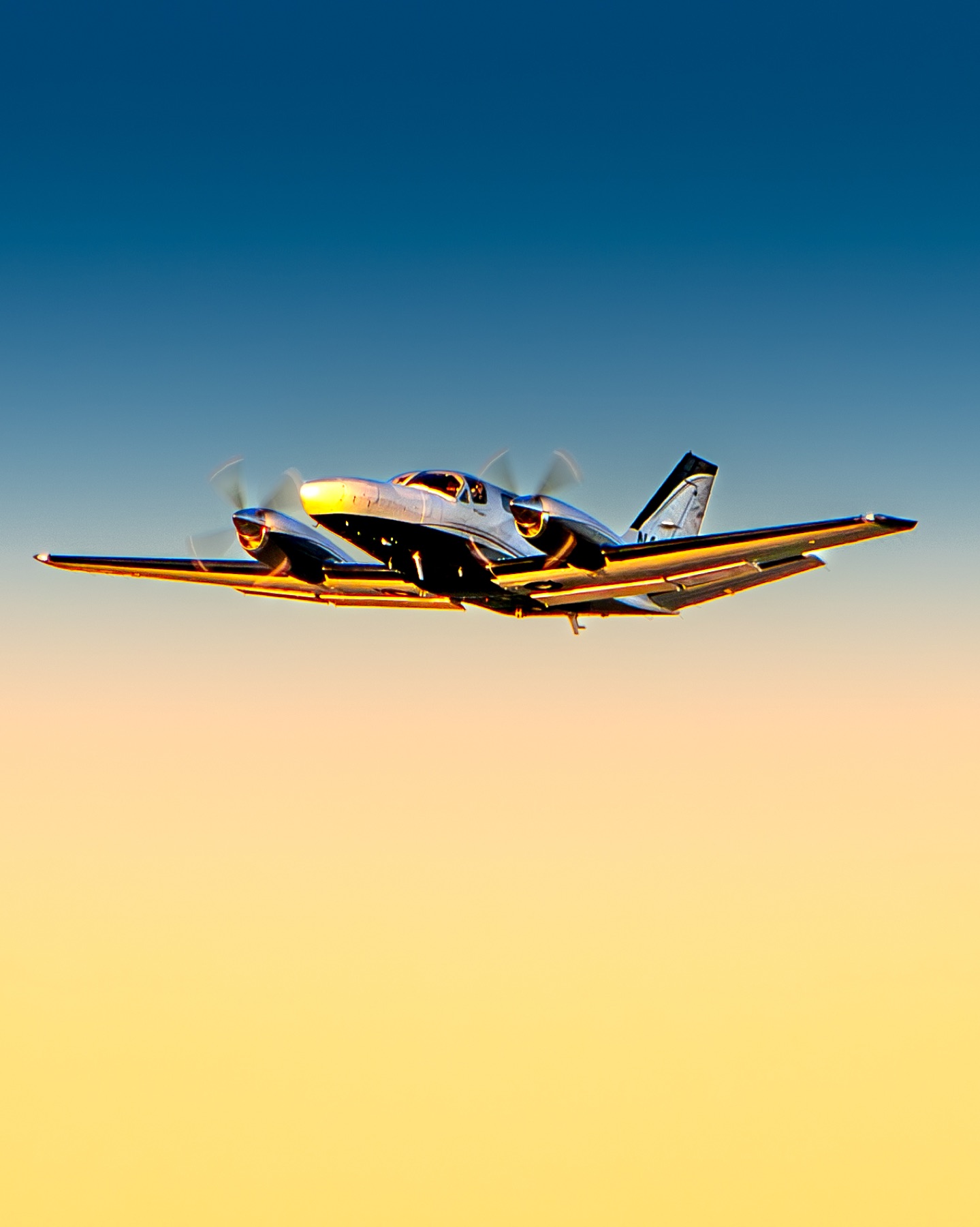 Twin-Engine Sunset